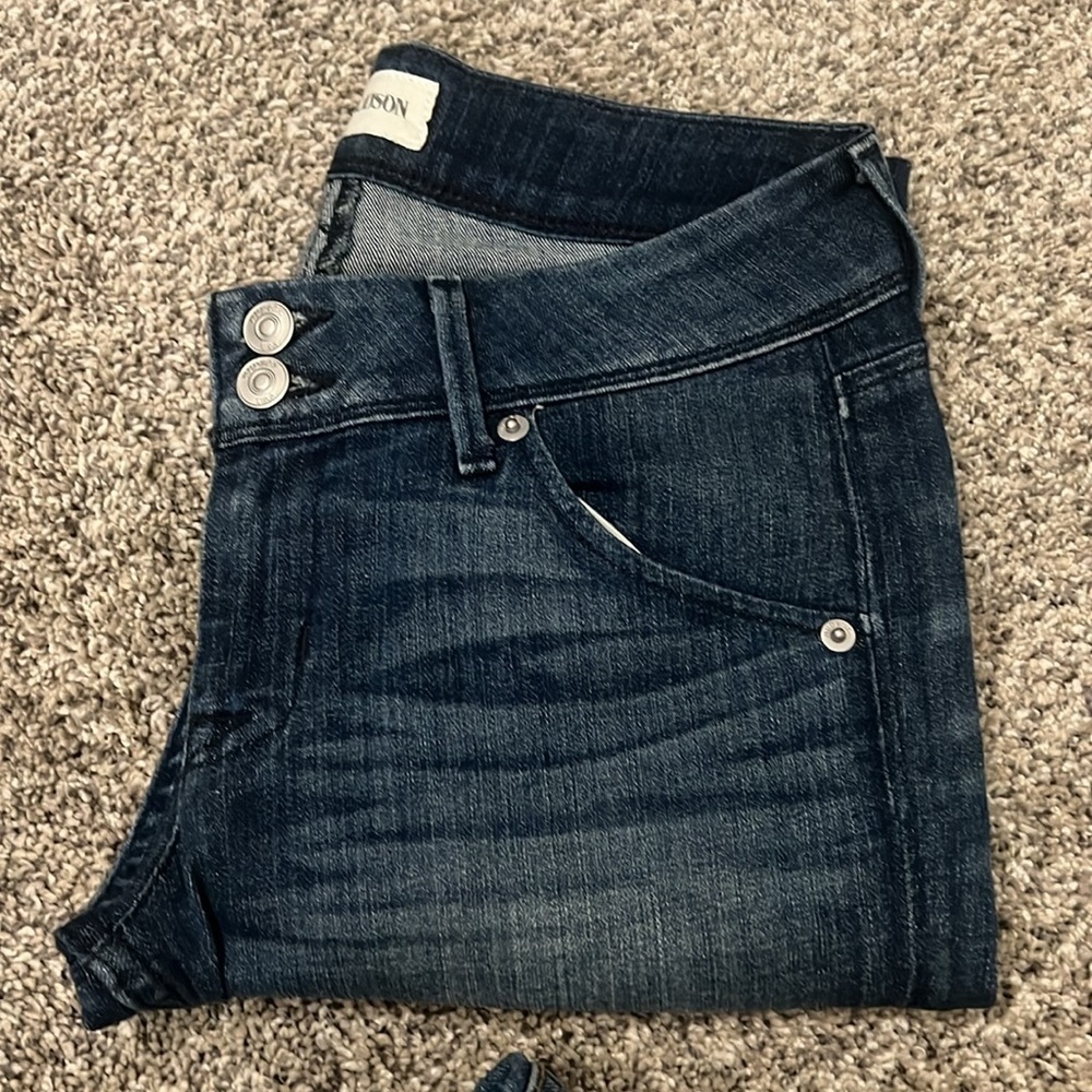 Hudson Collin Flap Skinny Crop Jean Size 26